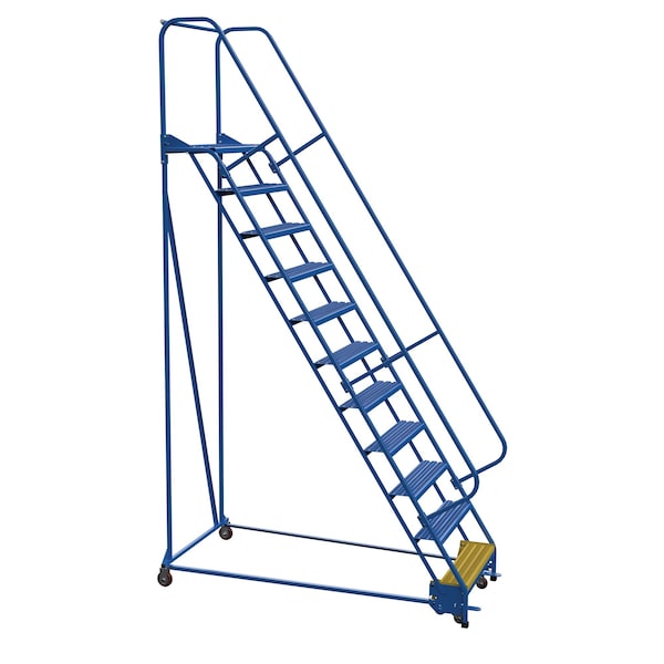 Vestil LAD-PW-32-11-G 140 H Steel PW Ladder, Grip Strut, 11 Step, 11 Steps