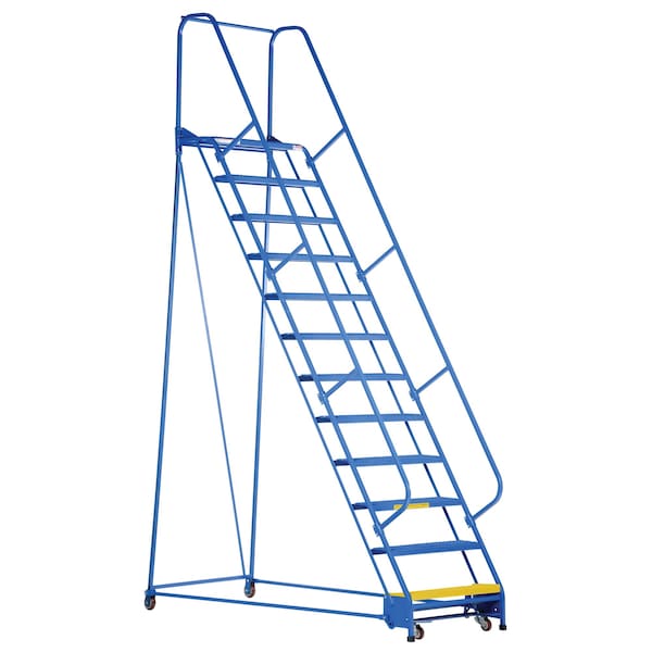 Vestil LAD-PW-32-12-G 156 H Steel PW Ladder, Grip Strut, 12 Step, 12 Steps