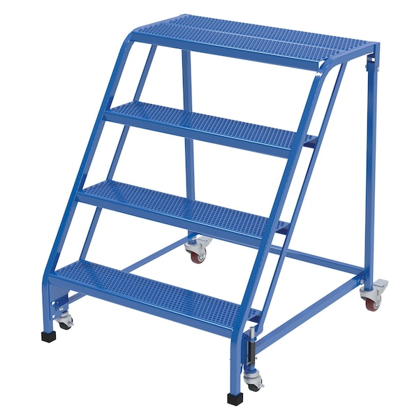 Vestil LAD-PW-32-4-P-NHR 40 H Steel PW Ladder, Perforated, 4 Step, No Rail, 4 Steps