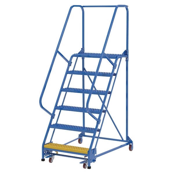 Vestil LAD-PW-32-6-G 90 H Steel PW Ladder, Grip Strut, 6 Step, 6 Steps