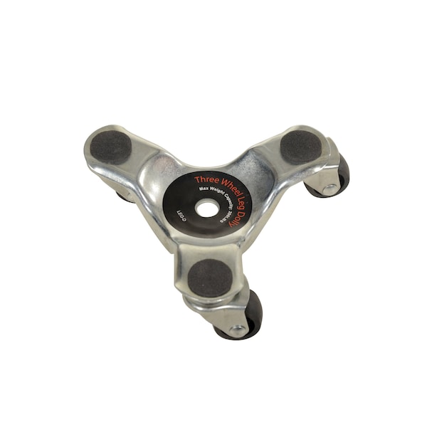 Vestil LEG-D Leg Dolly 200 lb Polypropylene Casters 5 3/4 x 6 3/8 x 2 1/4