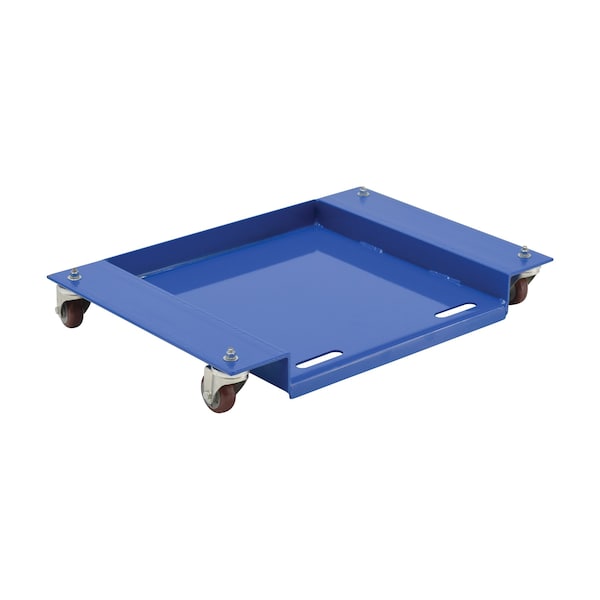 Vestil LFH-55 Blue Low Profile Floor Hugger Dolly 840 lb Capacity
