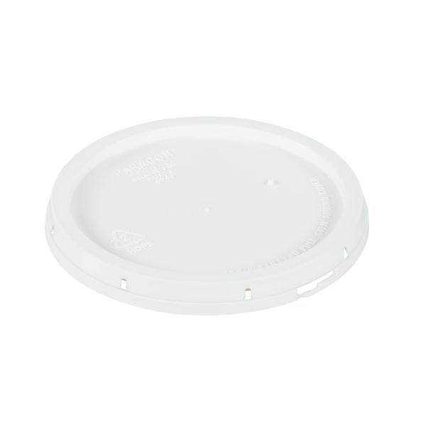 Vestil LID-2-PWT 2 Gal Tear Tab Lid, White