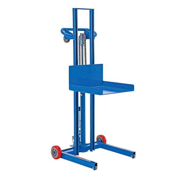 Vestil LLPH-500-FW Low Profile Foot Pump Lift, Load Cap. 500 lb., Overall Height: 66"