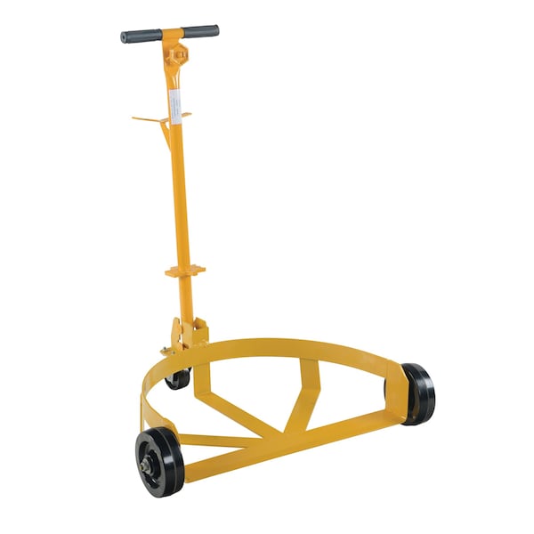 Vestil LO-DC-PH Lo-Profile Drum Caddie 1200 lb Phenolic Casters 28 1/8 x 21 5/8