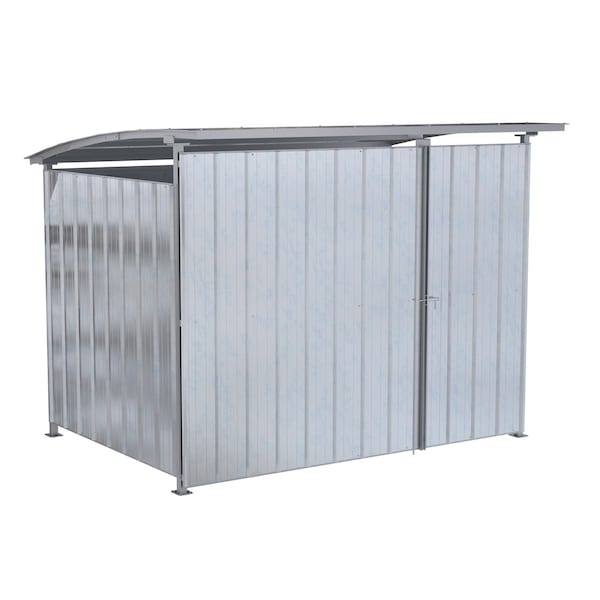 Vestil MDS-96-DR-HDG GALVANIZED MULTI-DUTY SHED W/FRONT DOORS 120 IN