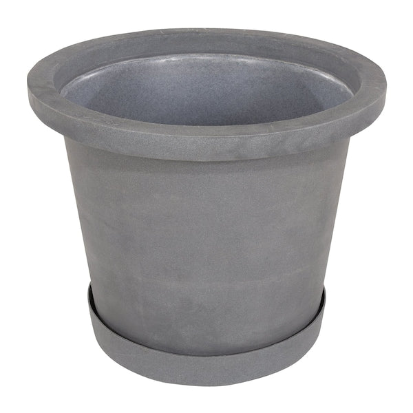 Vestil OG-IP-65-GGY INDUSTRIAL PLANTER, GRANITE GRAY