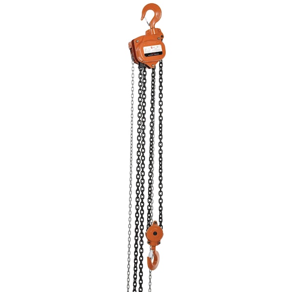 Vestil PHCH-10-15 Professional Chain Hoist, 10K, 15 ft.