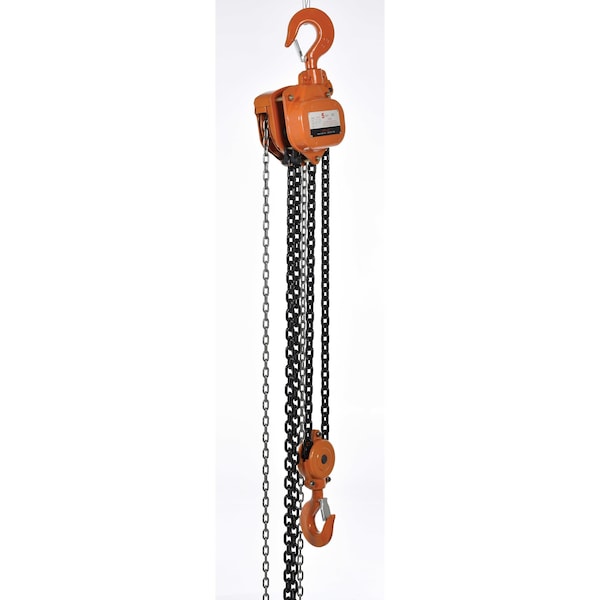 Vestil PHCH-10-20 Professional Chain Hoist, 10K, 20 ft.