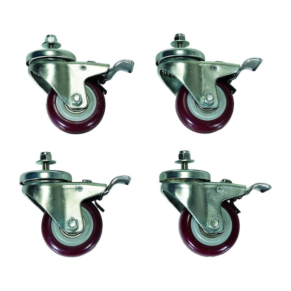 Vestil PLC-CK PAIL LID CLOSING PRESS - CASTER KIT, PK4