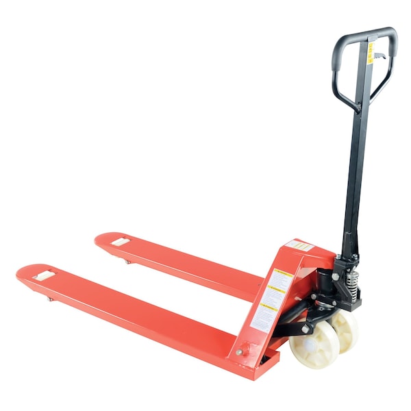 Vestil PM5-2748-N Econo Pallet Truck, Nylon Wheel, 27 x 48