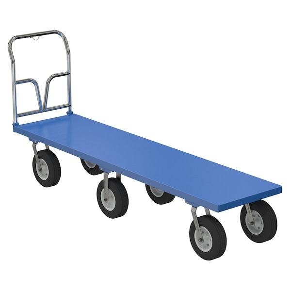 Vestil PNU-2496 24x96 Pneum Tire Pltfrm Cart 1.5K