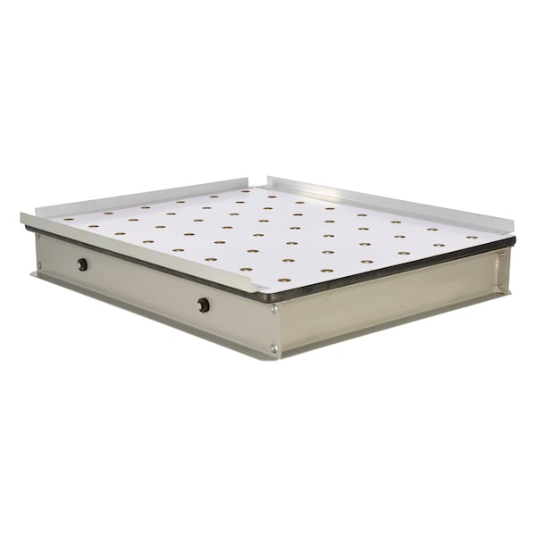 Vestil POPUP-4048 Steel Pop-Up Ball Transfer Platform 48 In. x 40 In. x 8-3/4 In. 250 Lb. Capacity Blue