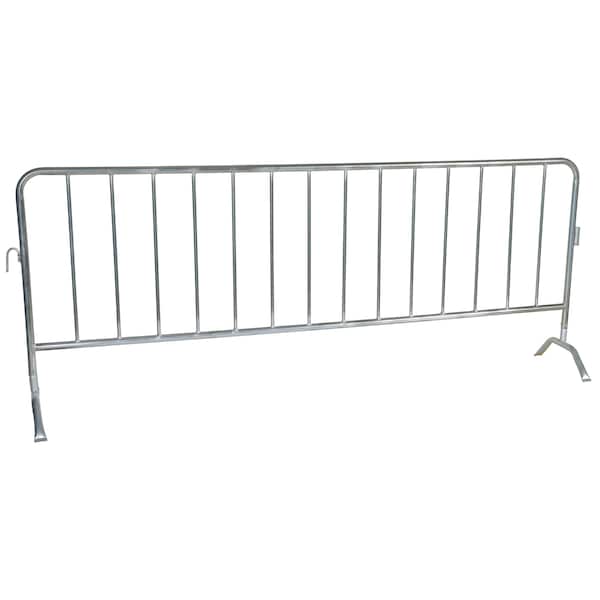 Vestil PRAIL-102-G Galvanized Barrier, Curved Feet