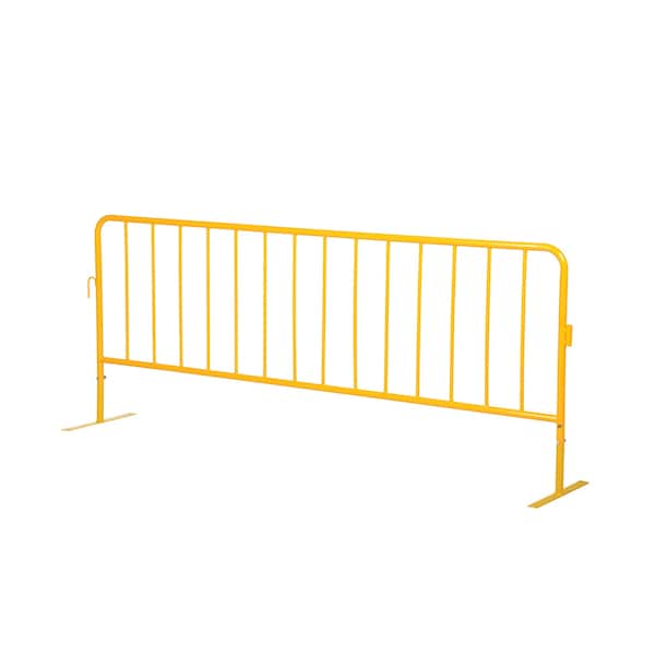 Vestil PRAIL-102-HD-Y-FF Crowd Control Interlocking Barrier