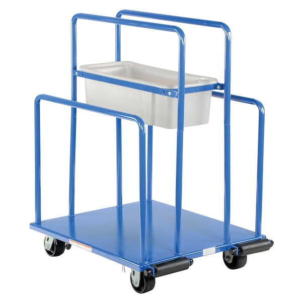 Vestil PRCT Panel Cart 2000 lb Glass-Filled Nylon 4 x 2 Casters 30 x 26