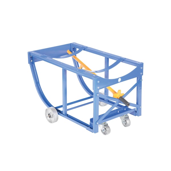 Vestil RDC-60-5-SS Rotating Drum Cart, Steel Wheels, 800 lb.