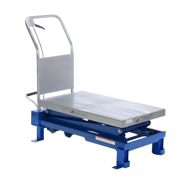 Vestil SCTAB-800D Foot Pump Scissor Lift, 800 lb. Cap, 20"W, 35-1/2"L