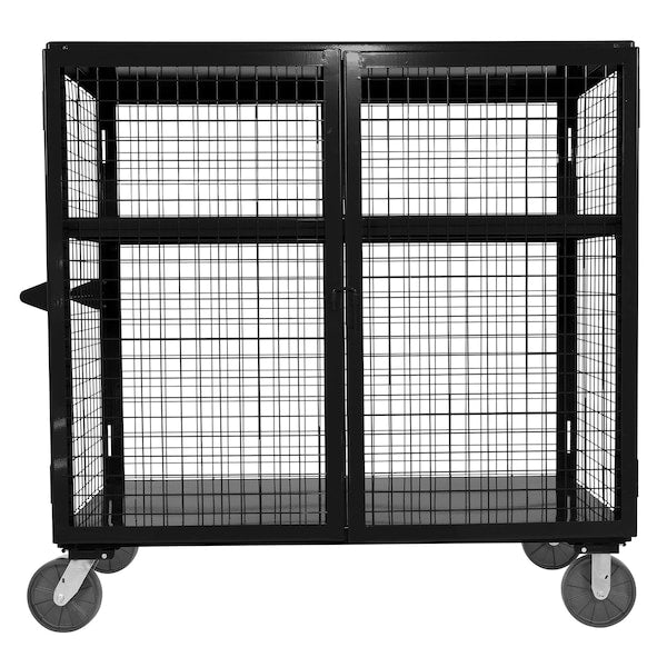 Vestil SCW-XM-3060-BK 1000 lb Capacity, 33 W x 64.5625 L x 61.625 H, 2 Shelves