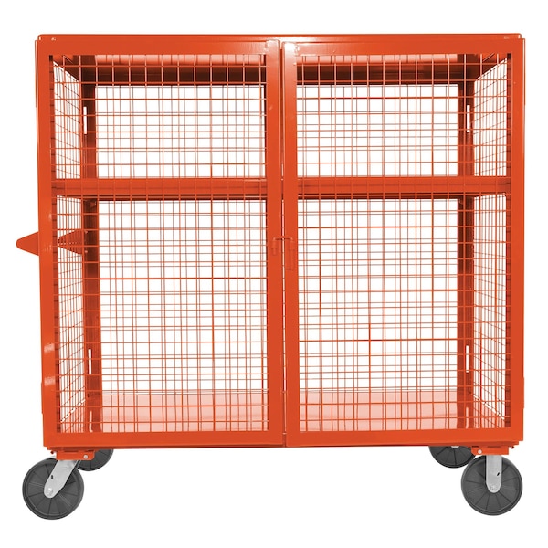 Vestil SCW-XM-3060-OR 2000 lb Capacity, 33 W x 64.5625 L x 61.625 H, 2 Shelves