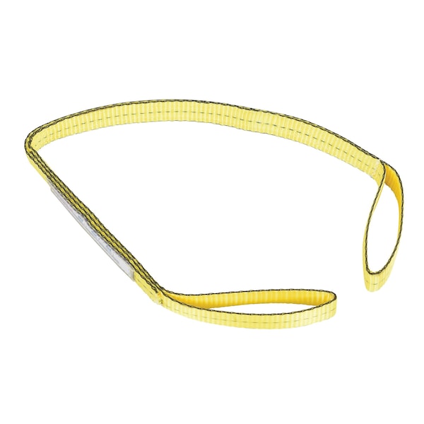Vestil SLD-1-F-4-YL POLY YELLOW LIFT WEB SLING 1 IN X 4 FT