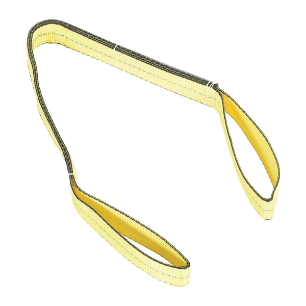 Vestil SLD-2-F-4-YL POLY YELLOW LIFT WEB SLING 2 IN X 4 FT
