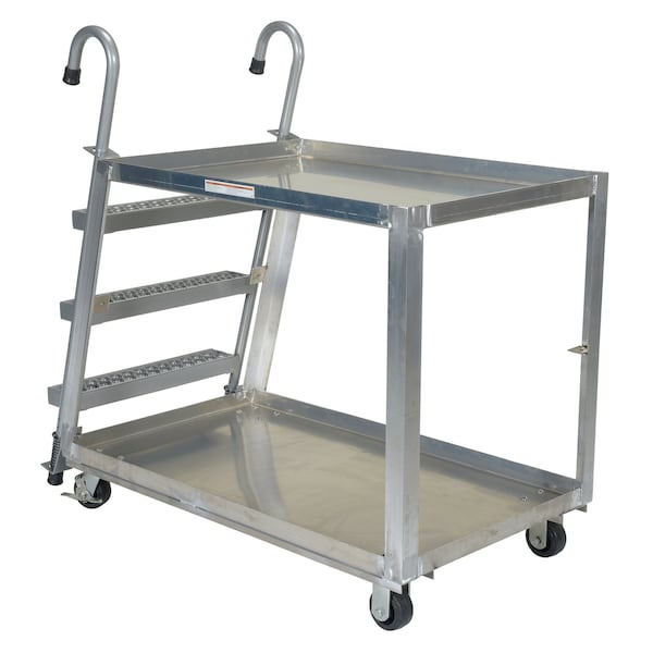 Vestil SPA2-2848 Aluminum Stock Picker Truck 660 lb. Capacity