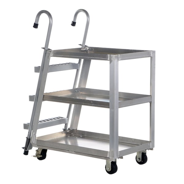 Vestil SPA3-2840 Aluminum Stock Picker Truck 1000 lb. Capacity