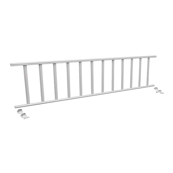 Vestil SPR-120-W White Semi-Permanent Barrier/Railing