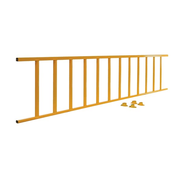Vestil SPR-120-Y Yellow Semi-Permanent Barrier/Railing