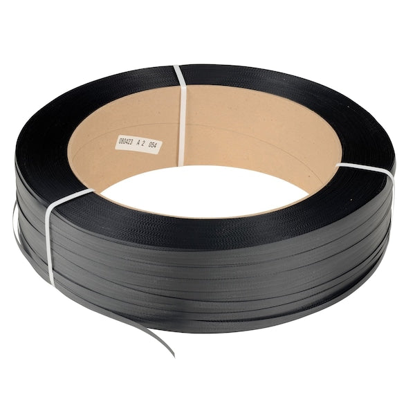 Vestil ST-12-16X6-BL BLACK POLY STRAPPING 9000 FT 16 X 6