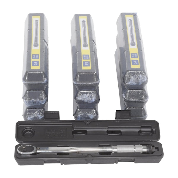 Vestil TW-38-10PK 3/8" Torque Wrench 10 Pack, 10PK
