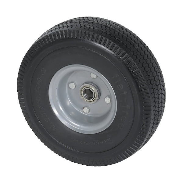 Vestil UFBK-10-WHL-34 Polyurethane Solid Foam Wheel 10 In. Diameter 300 Lb. Capacity Black