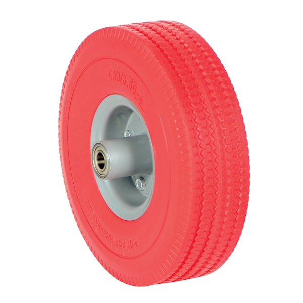 Vestil UFRD-10-WHL-58 Red Urethance Solid Foam 10 Inch Wheel