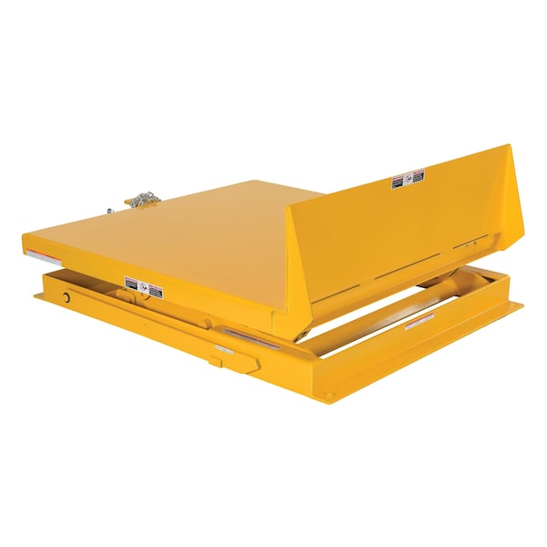 Vestil ULTT-4848-4-YEL115-1 Ergo Lift/Tilt Table, 4000 lb. Cap, 115V/Ph 1, 48"W, 48"L