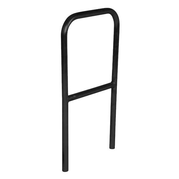 Vestil VDKR-2-BK STEEL PIPE SAFETY RAILING 24 IN LENGTH BLACK