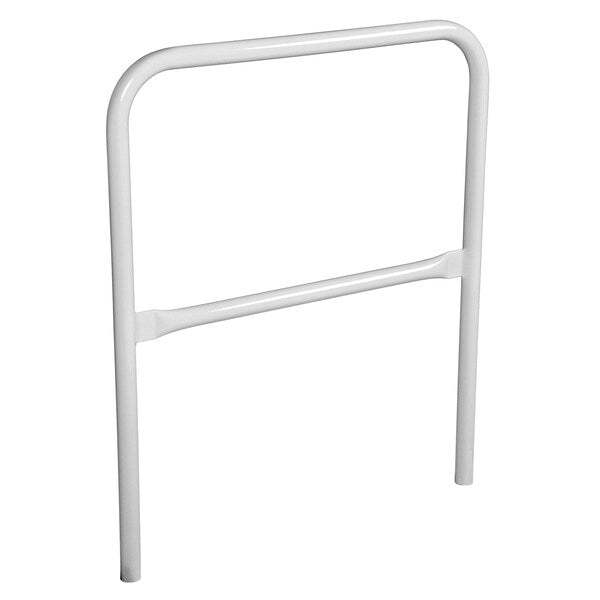 Vestil VDKR-3-WT STEEL PIPE SAFETY RAILING 36 IN LENGTH WHITE