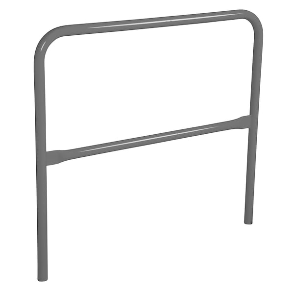 Vestil VDKR-4-GYSG STEEL PIPE SAFETY RAILING 48 IN LENGTH GRAY