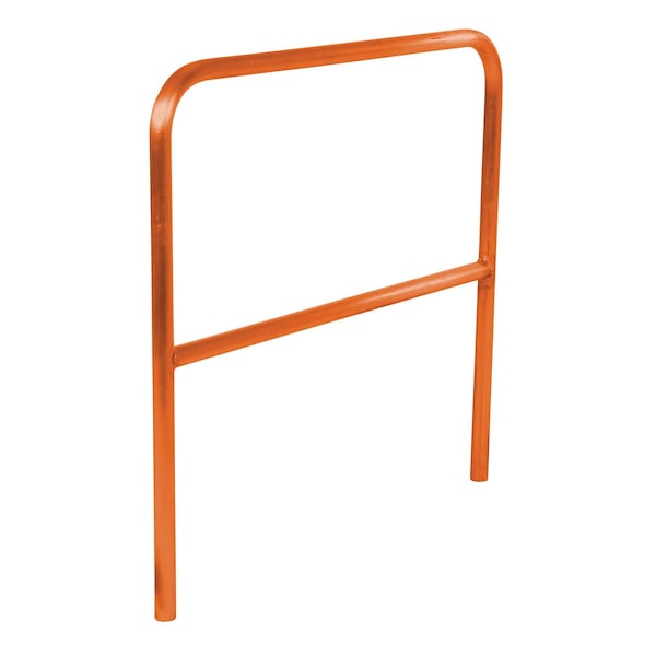 Vestil VDKR-4-OR STEEL PIPE SAFETY RAILING 48 IN LENGTH ORANGE