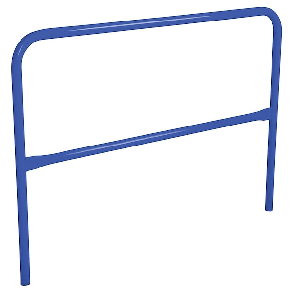 Vestil VDKR-5-BL STEEL PIPE SAFETY RAILING 60 IN LENGTH BLUE