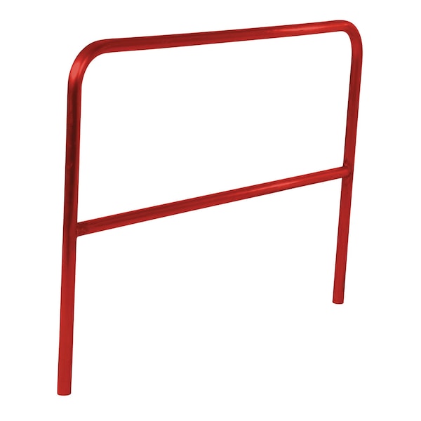 Vestil VDKR-5-RD STEEL PIPE SAFETY RAILING 60 IN LENGTH RED