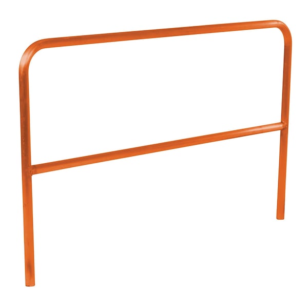 Vestil VDKR-6-OR STEEL PIPE SAFETY RAILING 72 IN LENGTH ORANGE