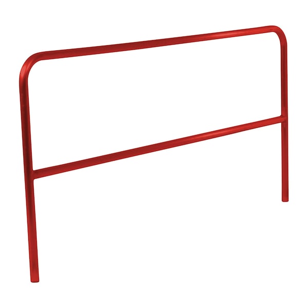 Vestil VDKR-7-RD STEEL PIPE SAFETY RAILING 84 IN LENGTH RED