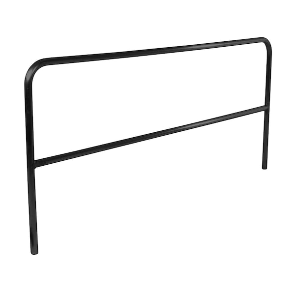 Vestil VDKR-8-BK STEEL PIPE SAFETY RAILING 96 IN LENGTH BLACK