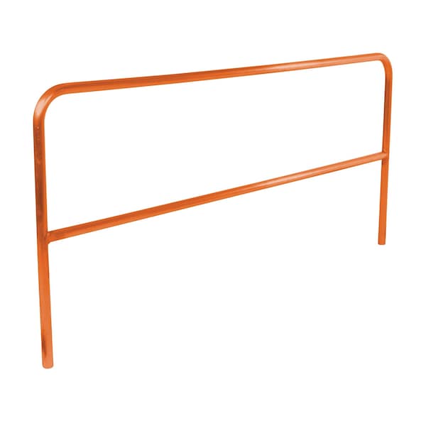 Vestil VDKR-8-OR STEEL PIPE SAFETY RAILING 96 IN LENGTH ORANGE