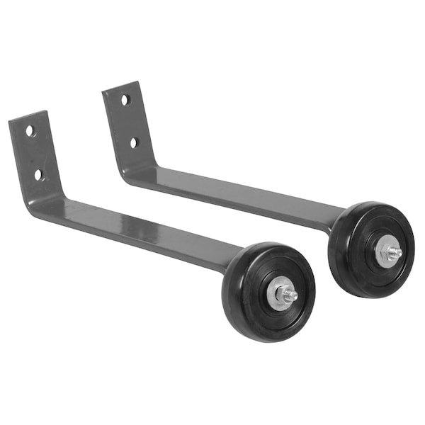 Vestil VDKR-BB-W-GYSG GRAY PIPE RAILING BARRICADE BASE W/WHEELS, PK2