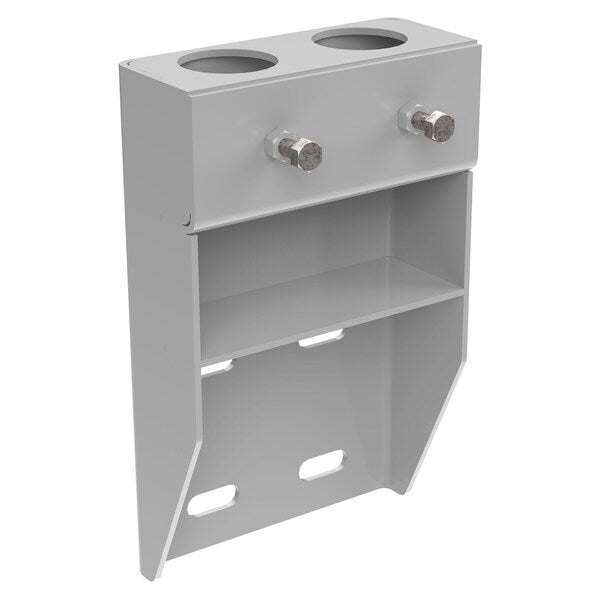 Vestil VDKR-VM2-GYSG GRAY VERTICAL-MOUNT HANDRAIL SOCKETS
