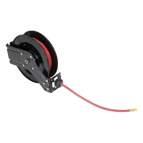 Vestil VHR-20-44 Spring Driven Hose Reel, 1/4" Hose Diameter, 20 ft. Length, 300 psi Max. Pressure