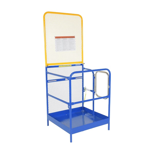 Vestil WP-3636-84B Work Platform w/84" Expand Back, 36x36, 33-3/8 in. W, 33-3/8 in. D, 1,000 lb. Load Capacity