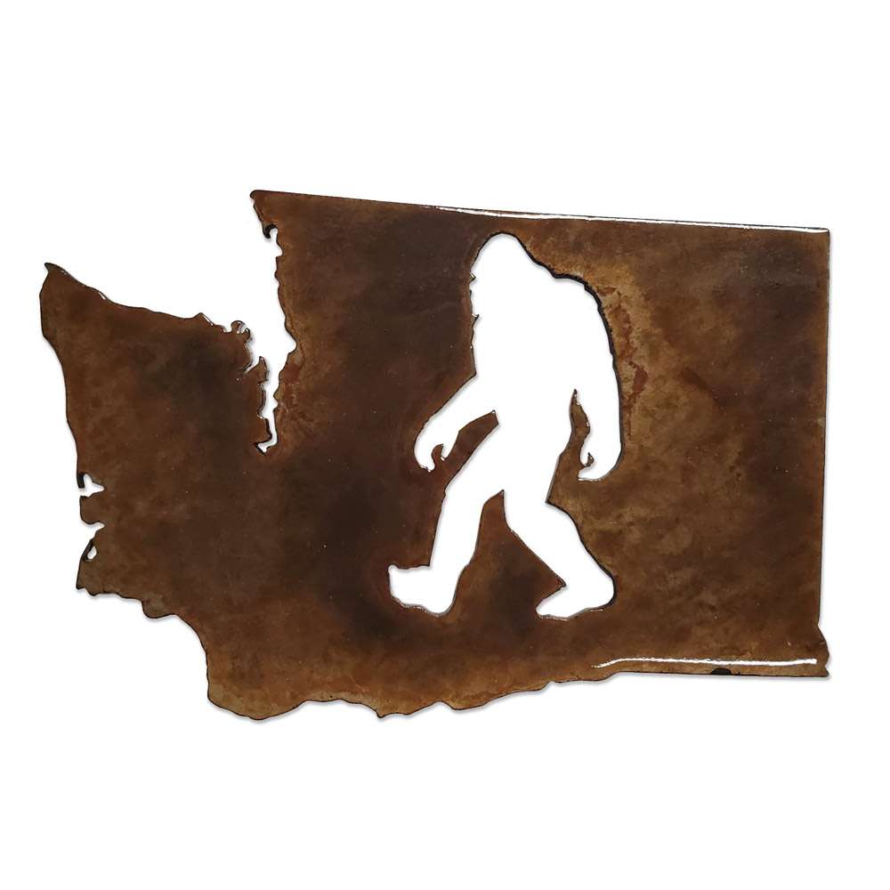 Paradise Clay PAR151 Washington Bigfoot Magnet - Bigfoot Gift